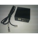 Kit de manos libre para vehículo, PTT integrado, micro y cable de conexión al móvil. Ajuste interno de sensibilidad. HFK100-01