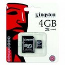  Tarjeta Micro SD 4 Gb + Adaptador SD Kingston