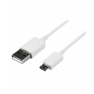 CONEXION USB A - MICRO USB B 5PIN BLANCO 1m