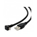 CONEXION USB A - MICRO USB B 5PIN ACODADO 1.8m